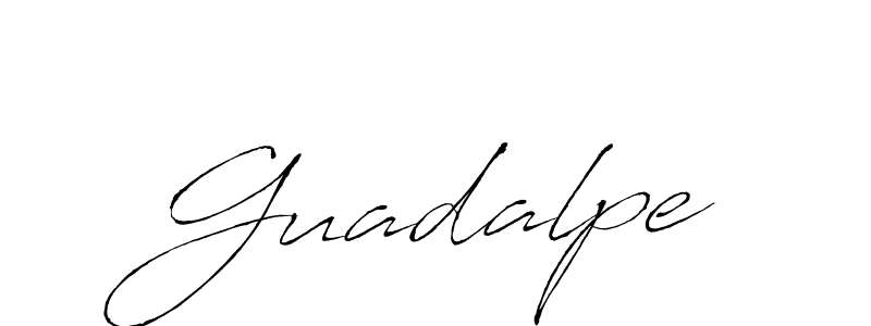 You should practise on your own different ways (Antro_Vectra) to write your name (Guadalpe) in signature. don't let someone else do it for you. Guadalpe signature style 6 images and pictures png