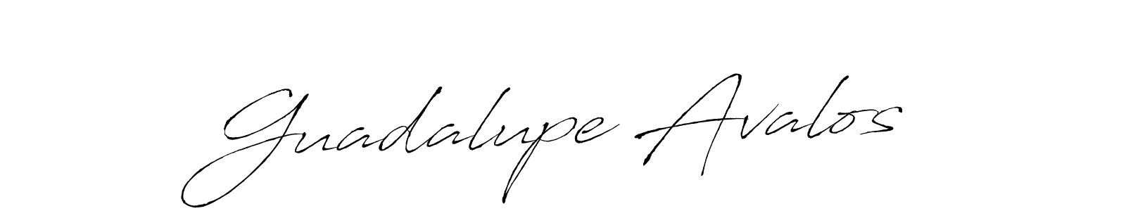 Antro_Vectra is a professional signature style that is perfect for those who want to add a touch of class to their signature. It is also a great choice for those who want to make their signature more unique. Get Guadalupe Avalos name to fancy signature for free. Guadalupe Avalos signature style 6 images and pictures png
