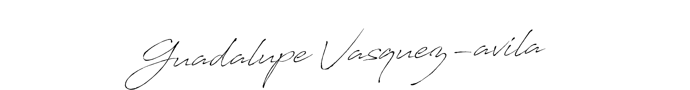 Also we have Guadalupe Vasquez-avila name is the best signature style. Create professional handwritten signature collection using Antro_Vectra autograph style. Guadalupe Vasquez-avila signature style 6 images and pictures png