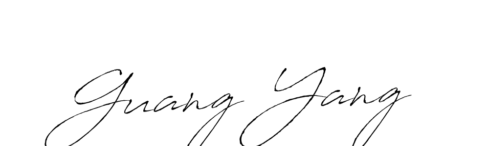 if you are searching for the best signature style for your name Guang Yang. so please give up your signature search. here we have designed multiple signature styles  using Antro_Vectra. Guang Yang signature style 6 images and pictures png