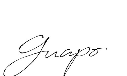 Best and Professional Signature Style for Guapo. Antro_Vectra Best Signature Style Collection. Guapo signature style 6 images and pictures png