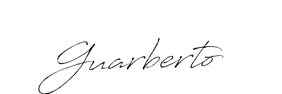 Guarberto stylish signature style. Best Handwritten Sign (Antro_Vectra) for my name. Handwritten Signature Collection Ideas for my name Guarberto. Guarberto signature style 6 images and pictures png