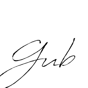 Gub stylish signature style. Best Handwritten Sign (Antro_Vectra) for my name. Handwritten Signature Collection Ideas for my name Gub. Gub signature style 6 images and pictures png