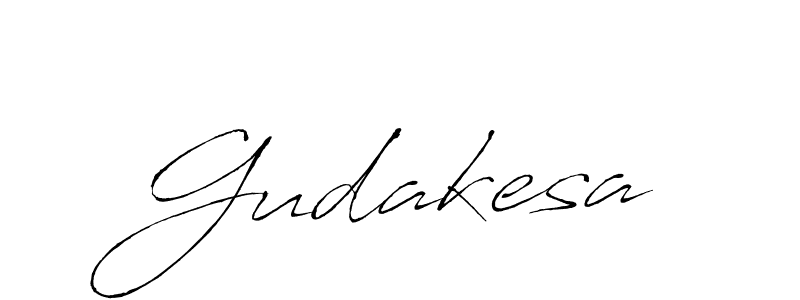 You should practise on your own different ways (Antro_Vectra) to write your name (Gudakesa) in signature. don't let someone else do it for you. Gudakesa signature style 6 images and pictures png