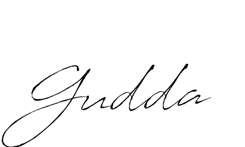 Create a beautiful signature design for name Gudda. With this signature (Antro_Vectra) fonts, you can make a handwritten signature for free. Gudda signature style 6 images and pictures png