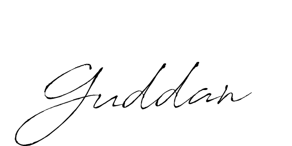 The best way (Antro_Vectra) to make a short signature is to pick only two or three words in your name. The name Guddan include a total of six letters. For converting this name. Guddan signature style 6 images and pictures png