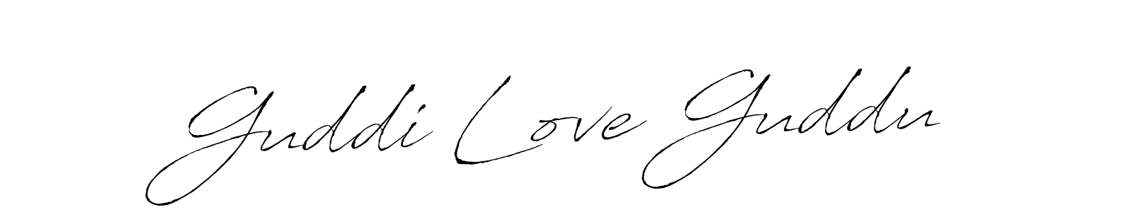 Guddi Love Guddu stylish signature style. Best Handwritten Sign (Antro_Vectra) for my name. Handwritten Signature Collection Ideas for my name Guddi Love Guddu. Guddi Love Guddu signature style 6 images and pictures png