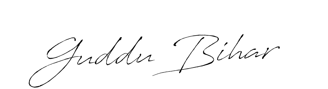 Also we have Guddu Bihar name is the best signature style. Create professional handwritten signature collection using Antro_Vectra autograph style. Guddu Bihar signature style 6 images and pictures png