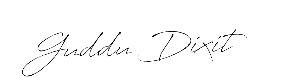 Also we have Guddu Dixit name is the best signature style. Create professional handwritten signature collection using Antro_Vectra autograph style. Guddu Dixit signature style 6 images and pictures png