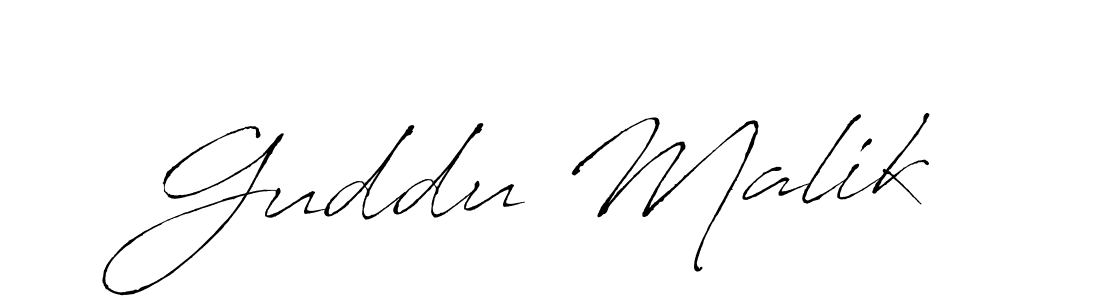 Also we have Guddu Malik name is the best signature style. Create professional handwritten signature collection using Antro_Vectra autograph style. Guddu Malik signature style 6 images and pictures png