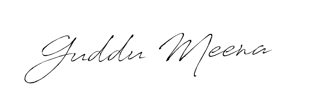 Also You can easily find your signature by using the search form. We will create Guddu Meena name handwritten signature images for you free of cost using Antro_Vectra sign style. Guddu Meena signature style 6 images and pictures png