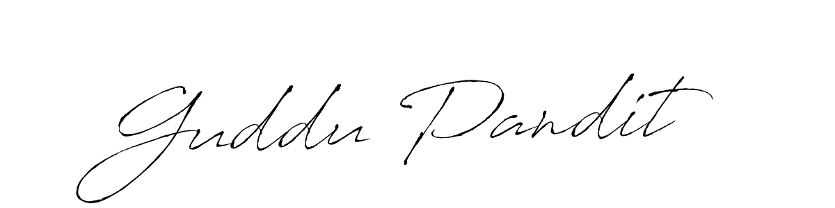 Use a signature maker to create a handwritten signature online. With this signature software, you can design (Antro_Vectra) your own signature for name Guddu Pandit. Guddu Pandit signature style 6 images and pictures png