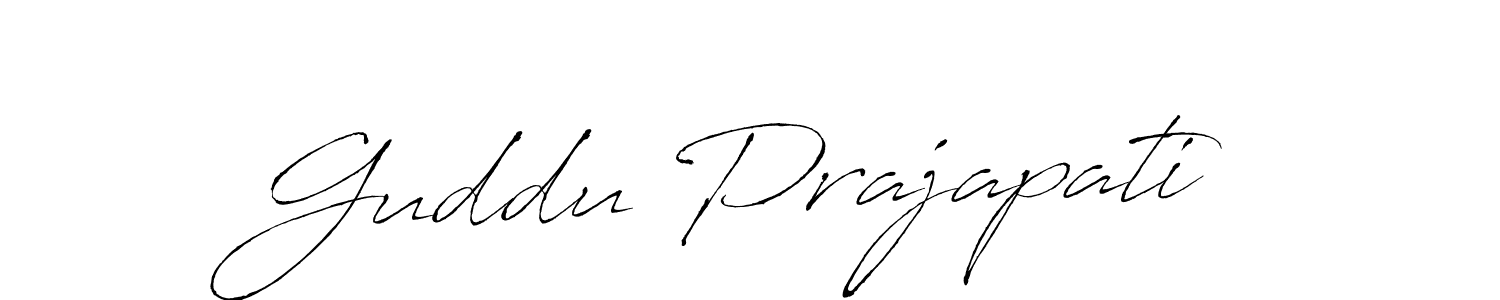 Also You can easily find your signature by using the search form. We will create Guddu Prajapati name handwritten signature images for you free of cost using Antro_Vectra sign style. Guddu Prajapati signature style 6 images and pictures png