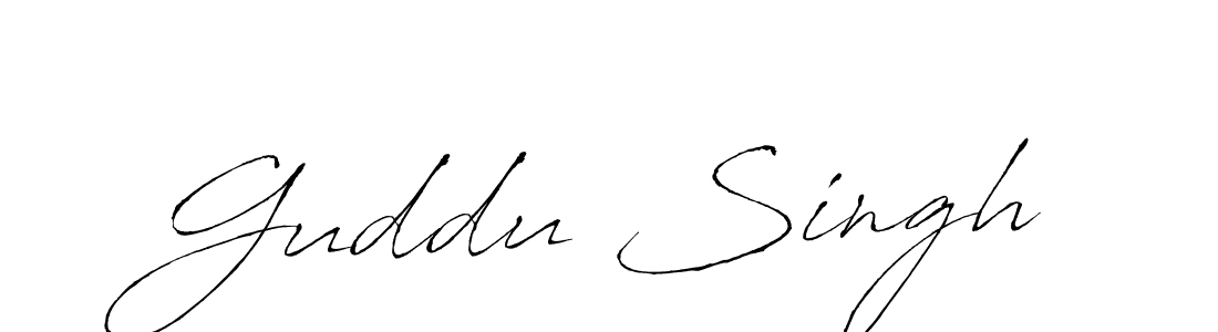 How to make Guddu Singh signature? Antro_Vectra is a professional autograph style. Create handwritten signature for Guddu Singh name. Guddu Singh signature style 6 images and pictures png