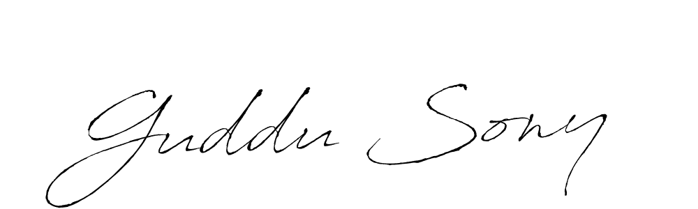 Here are the top 10 professional signature styles for the name Guddu Sony. These are the best autograph styles you can use for your name. Guddu Sony signature style 6 images and pictures png