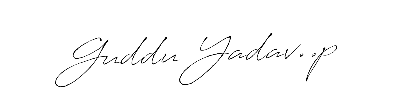 Also we have Guddu Yadav..p name is the best signature style. Create professional handwritten signature collection using Antro_Vectra autograph style. Guddu Yadav..p signature style 6 images and pictures png