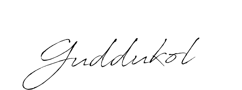 Also we have Guddukol name is the best signature style. Create professional handwritten signature collection using Antro_Vectra autograph style. Guddukol signature style 6 images and pictures png