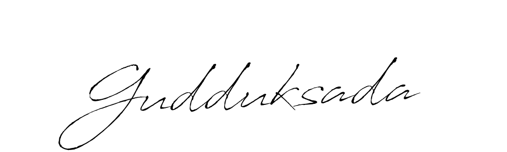 Also we have Gudduksada name is the best signature style. Create professional handwritten signature collection using Antro_Vectra autograph style. Gudduksada signature style 6 images and pictures png