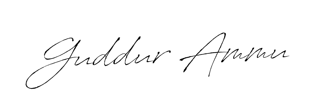 How to make Guddur Ammu signature? Antro_Vectra is a professional autograph style. Create handwritten signature for Guddur Ammu name. Guddur Ammu signature style 6 images and pictures png