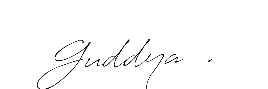 It looks lik you need a new signature style for name Guddya  .. Design unique handwritten (Antro_Vectra) signature with our free signature maker in just a few clicks. Guddya  . signature style 6 images and pictures png