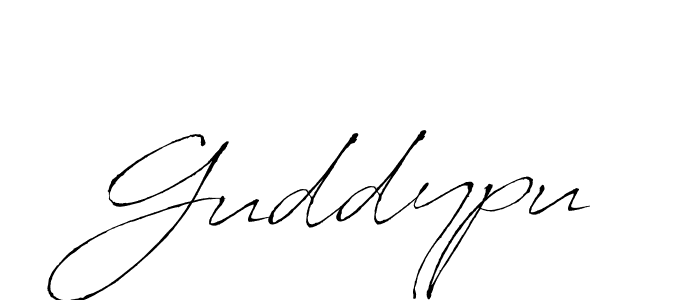 Make a beautiful signature design for name Guddypu. Use this online signature maker to create a handwritten signature for free. Guddypu signature style 6 images and pictures png