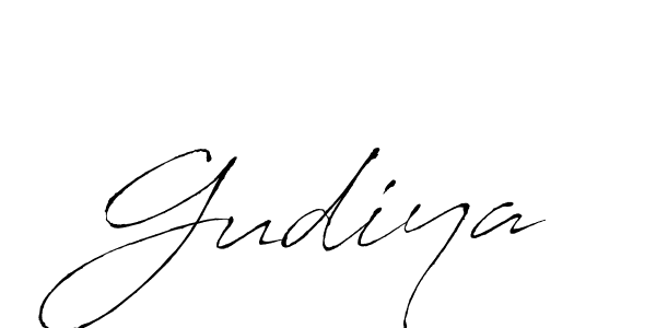 Gudiya stylish signature style. Best Handwritten Sign (Antro_Vectra) for my name. Handwritten Signature Collection Ideas for my name Gudiya. Gudiya signature style 6 images and pictures png