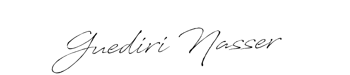 You should practise on your own different ways (Antro_Vectra) to write your name (Guediri Nasser) in signature. don't let someone else do it for you. Guediri Nasser signature style 6 images and pictures png