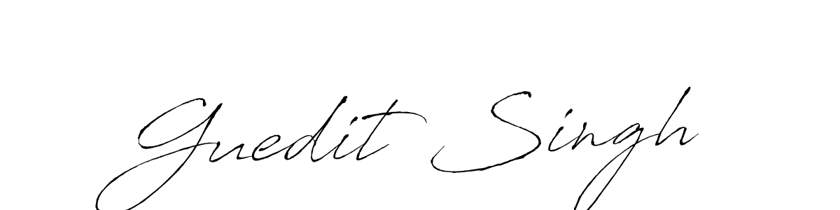 Antro_Vectra is a professional signature style that is perfect for those who want to add a touch of class to their signature. It is also a great choice for those who want to make their signature more unique. Get Guedit Singh name to fancy signature for free. Guedit Singh signature style 6 images and pictures png