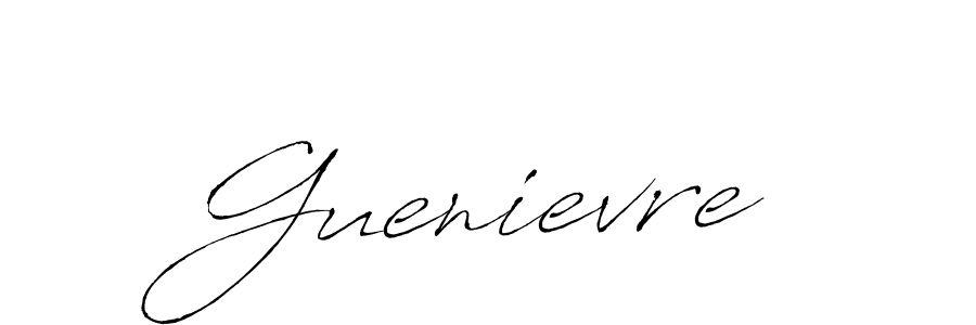 Guenievre stylish signature style. Best Handwritten Sign (Antro_Vectra) for my name. Handwritten Signature Collection Ideas for my name Guenievre. Guenievre signature style 6 images and pictures png