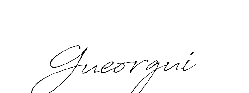 Antro_Vectra is a professional signature style that is perfect for those who want to add a touch of class to their signature. It is also a great choice for those who want to make their signature more unique. Get Gueorgui name to fancy signature for free. Gueorgui signature style 6 images and pictures png