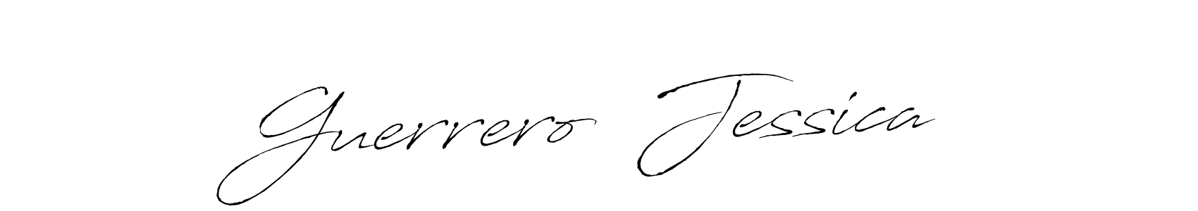 You should practise on your own different ways (Antro_Vectra) to write your name (Guerrero  Jessica) in signature. don't let someone else do it for you. Guerrero  Jessica signature style 6 images and pictures png