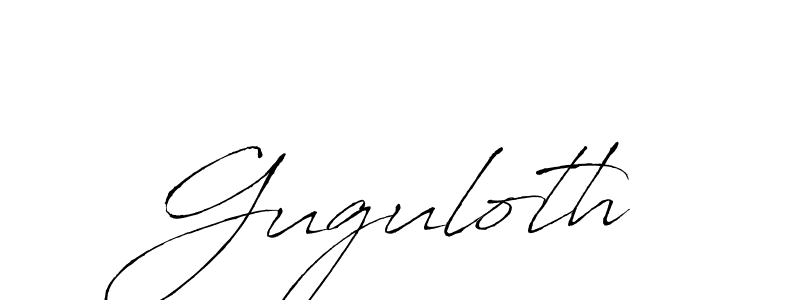 The best way (Antro_Vectra) to make a short signature is to pick only two or three words in your name. The name Guguloth include a total of six letters. For converting this name. Guguloth signature style 6 images and pictures png