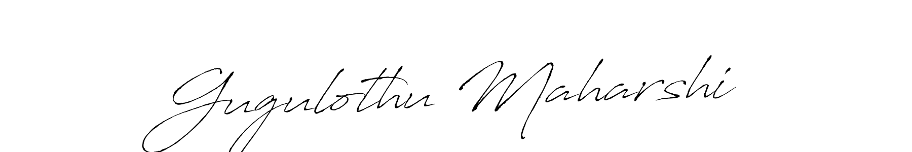 Also You can easily find your signature by using the search form. We will create Gugulothu Maharshi name handwritten signature images for you free of cost using Antro_Vectra sign style. Gugulothu Maharshi signature style 6 images and pictures png