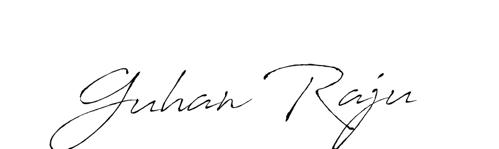 It looks lik you need a new signature style for name Guhan Raju. Design unique handwritten (Antro_Vectra) signature with our free signature maker in just a few clicks. Guhan Raju signature style 6 images and pictures png