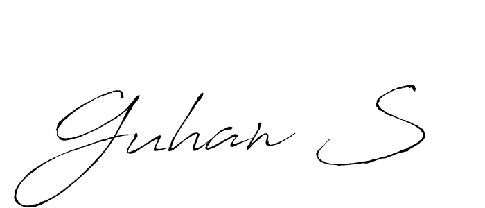 It looks lik you need a new signature style for name Guhan S. Design unique handwritten (Antro_Vectra) signature with our free signature maker in just a few clicks. Guhan S signature style 6 images and pictures png