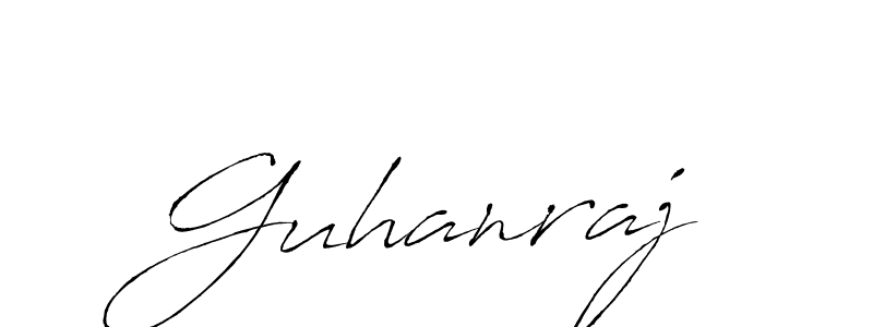 if you are searching for the best signature style for your name Guhanraj. so please give up your signature search. here we have designed multiple signature styles  using Antro_Vectra. Guhanraj signature style 6 images and pictures png