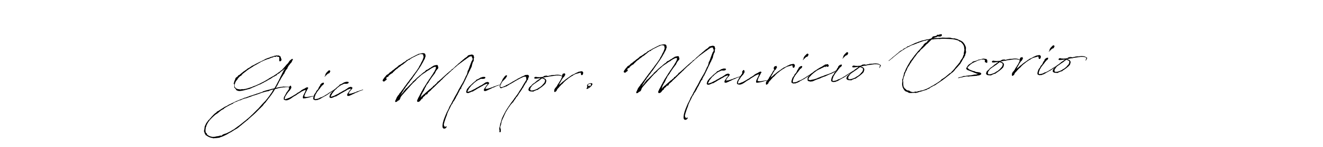 Also You can easily find your signature by using the search form. We will create Guia Mayor. Mauricio Osorio name handwritten signature images for you free of cost using Antro_Vectra sign style. Guia Mayor. Mauricio Osorio signature style 6 images and pictures png