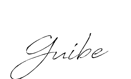 Create a beautiful signature design for name Guibe. With this signature (Antro_Vectra) fonts, you can make a handwritten signature for free. Guibe signature style 6 images and pictures png