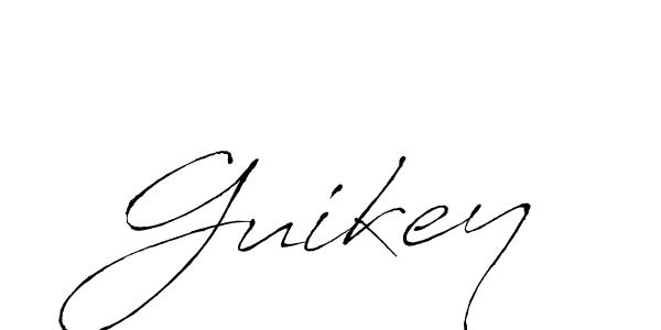 How to Draw Guikey signature style? Antro_Vectra is a latest design signature styles for name Guikey. Guikey signature style 6 images and pictures png