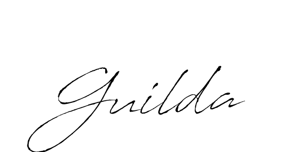 How to make Guilda name signature. Use Antro_Vectra style for creating short signs online. This is the latest handwritten sign. Guilda signature style 6 images and pictures png