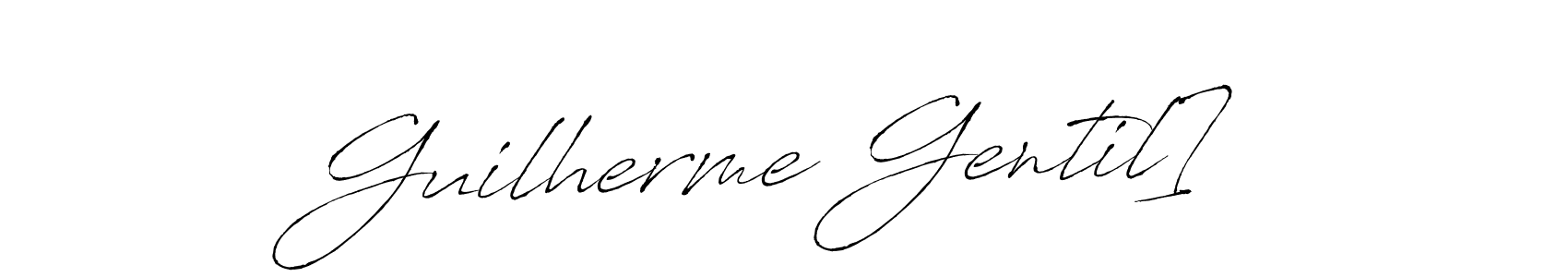 Similarly Antro_Vectra is the best handwritten signature design. Signature creator online .You can use it as an online autograph creator for name Guilherme Gentil]. Guilherme Gentil] signature style 6 images and pictures png