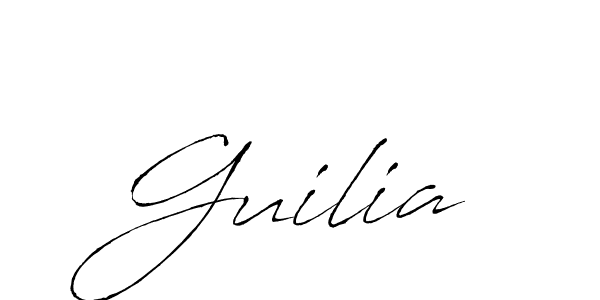 Once you've used our free online signature maker to create your best signature Antro_Vectra style, it's time to enjoy all of the benefits that Guilia name signing documents. Guilia signature style 6 images and pictures png