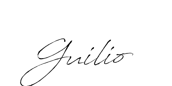 This is the best signature style for the Guilio name. Also you like these signature font (Antro_Vectra). Mix name signature. Guilio signature style 6 images and pictures png