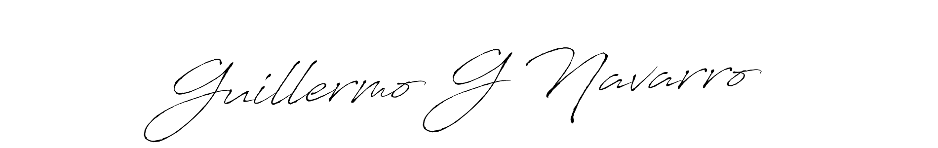 if you are searching for the best signature style for your name Guillermo G Navarro. so please give up your signature search. here we have designed multiple signature styles  using Antro_Vectra. Guillermo G Navarro signature style 6 images and pictures png