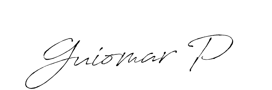 if you are searching for the best signature style for your name Guiomar P. so please give up your signature search. here we have designed multiple signature styles  using Antro_Vectra. Guiomar P signature style 6 images and pictures png