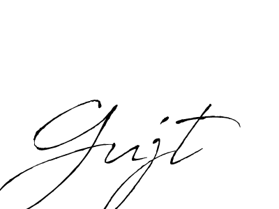 Also we have Gujt name is the best signature style. Create professional handwritten signature collection using Antro_Vectra autograph style. Gujt signature style 6 images and pictures png