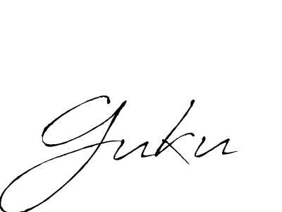 You should practise on your own different ways (Antro_Vectra) to write your name (Guku) in signature. don't let someone else do it for you. Guku signature style 6 images and pictures png