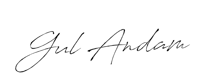 Also we have Gul Andam name is the best signature style. Create professional handwritten signature collection using Antro_Vectra autograph style. Gul Andam signature style 6 images and pictures png