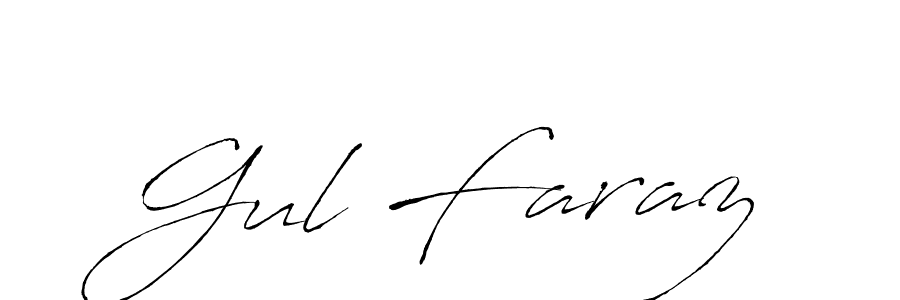 Gul Faraz stylish signature style. Best Handwritten Sign (Antro_Vectra) for my name. Handwritten Signature Collection Ideas for my name Gul Faraz. Gul Faraz signature style 6 images and pictures png