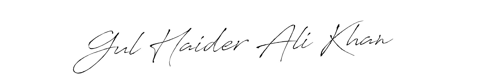 Similarly Antro_Vectra is the best handwritten signature design. Signature creator online .You can use it as an online autograph creator for name Gul Haider Ali Khan. Gul Haider Ali Khan signature style 6 images and pictures png